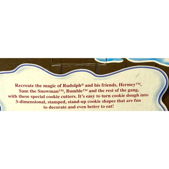 Rudolph The Red-Nosed Reindeer 16 Piece Stand-Up 3D Christmas Cookie Cutters - Picture 7 of 7